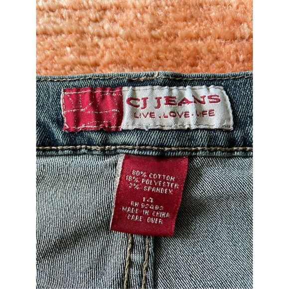 CJ JEANS strech women's jeans sequins - Picture 3 of 7